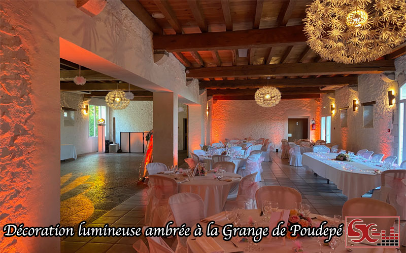 dj djette sud evenements sonorisation mise en lumiere decoration lumineuse grange de poudepe saubusse landes