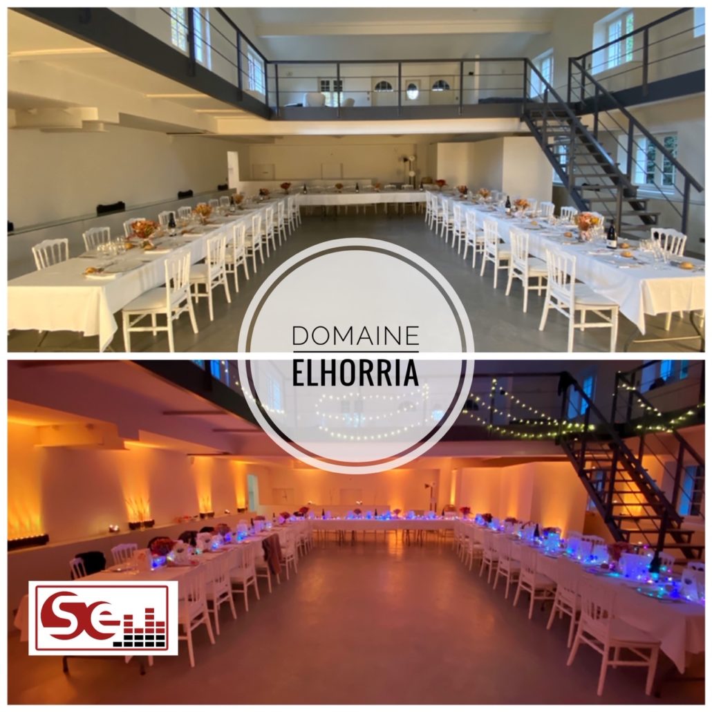 decoration lumineuse ambre ambree orange cocon domaine elhorria biarritz aflelou domaine prestigieux pays basque dj djette animation mariage musique wedding sonorisation bayonne landes bearn pau