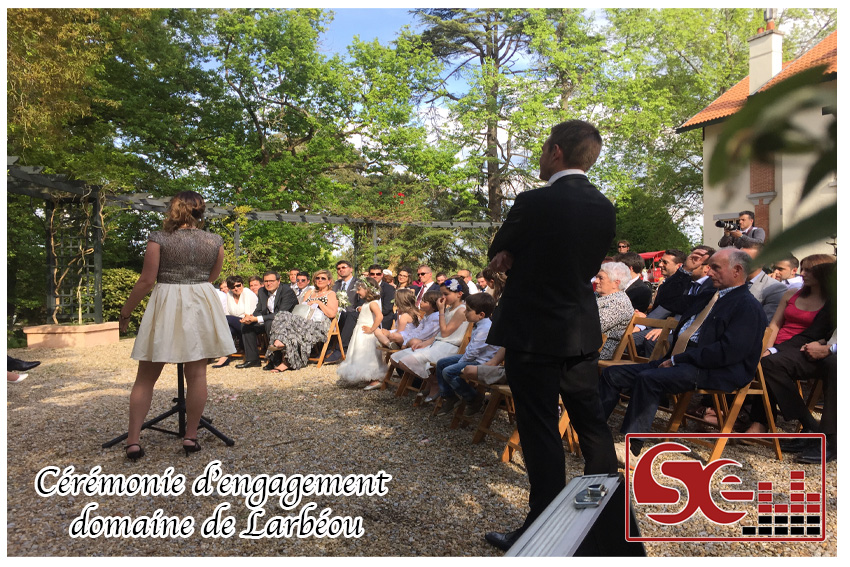 domaine de larbéou cérémonie engagement