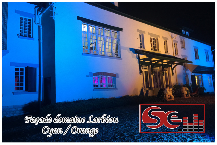 facade cyan orange domaine larbéou