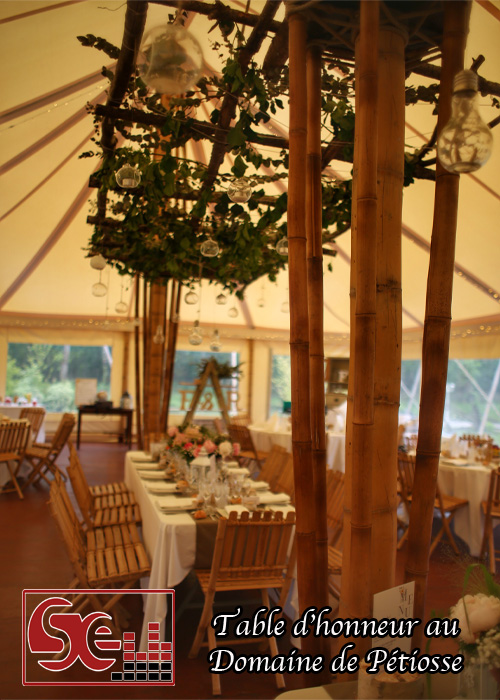 sud evenements sonorisation animation animateur dj djette mariage wedding table d'honneur lieu de reception domaine de petiosse sud landes saint julien en born mimizan bearn pays basque reception tente
