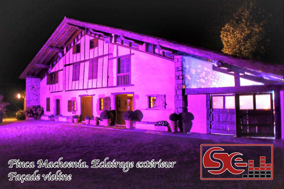 decoration ferme machoenia exterieur mise en lumiere dj mariage pays basque sud evenements sono