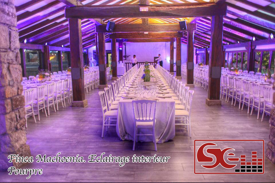 decoration lumineuse salle diner machoenia dj mariage pays basque sud evenements sonorisation