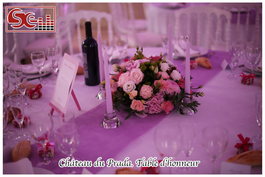 Mariage. Chateau du Prada