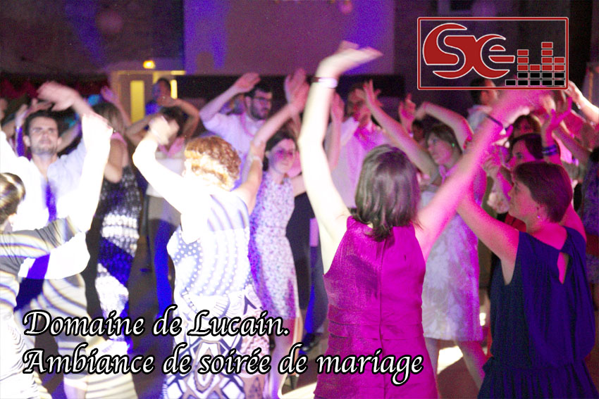 soirée dansante de noce au domaine de Lucain