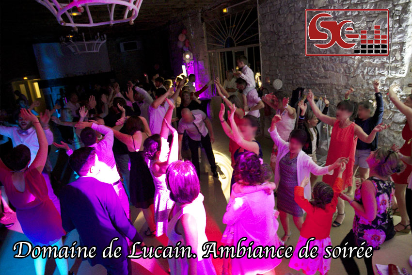 domaine de Lucain soirée de mariage ambiance