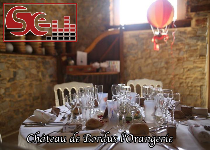 chateau de bordus orangerie port de lanne landes bayonne mariage sud evenements sonorisation dj animation animateur maries domaine de reception pays basque bearn