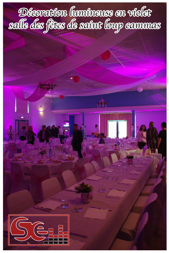 mise en lumière salle des fetes