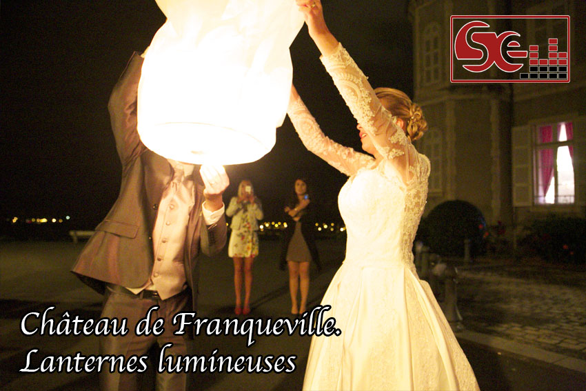 lanternes celestes chateau de franqueville bizanos mariage sud evenements