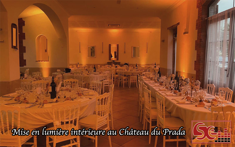 lumieur chaleureuse decoration chateau du prada table mariage dax landes sud evenements sonorisation dj