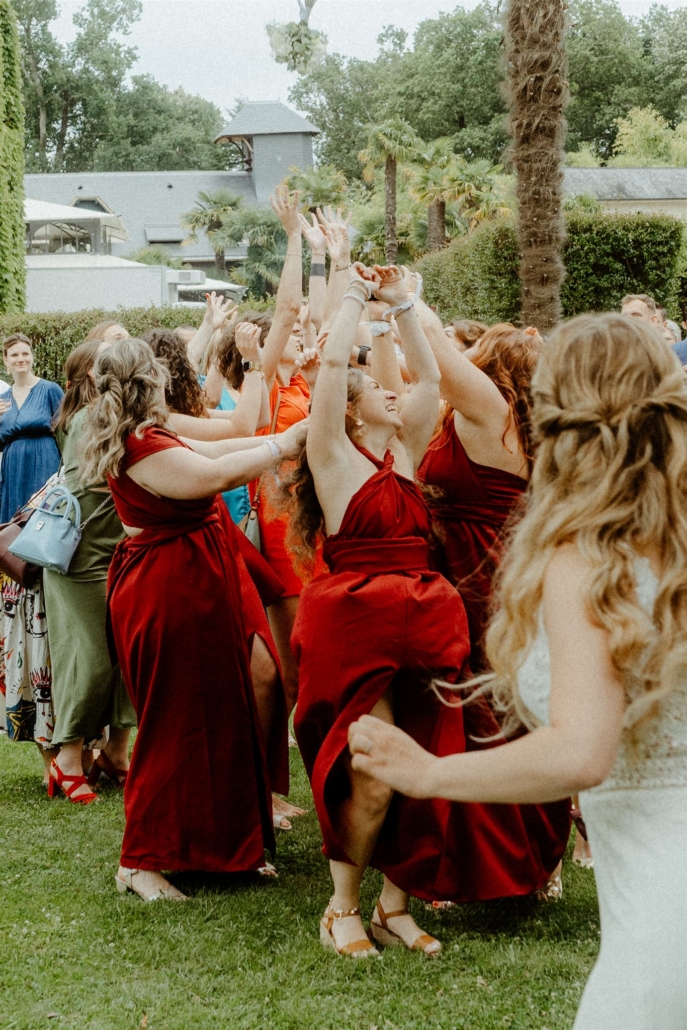 Mariage Landes lancer du bouquet DJ